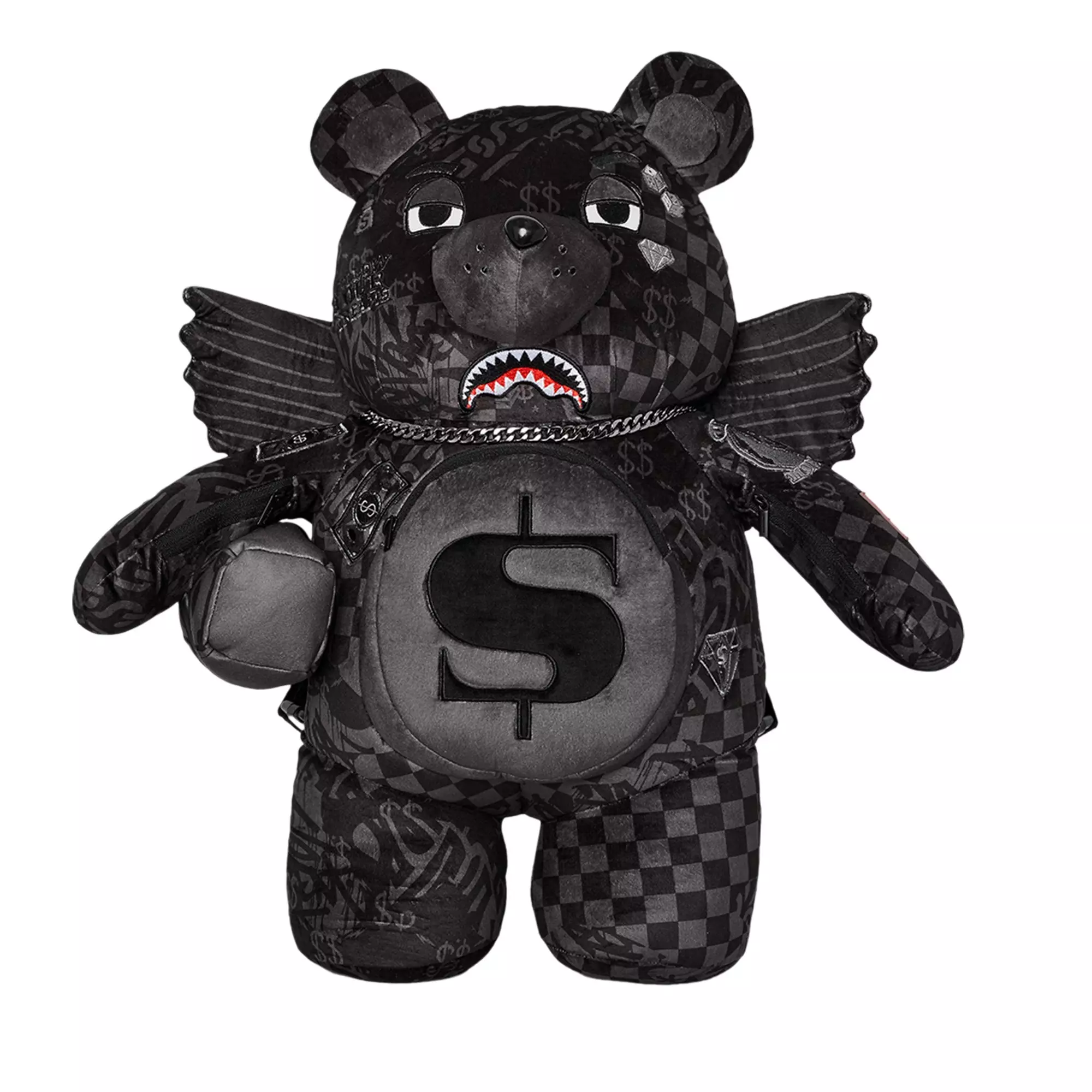 SPRAYGROUND Powder 3Am Money Bear バックパック Sprayground 3AM Check Bear Backpack | Hibbett